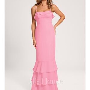 JJs House Pink Bridesmaid Dress